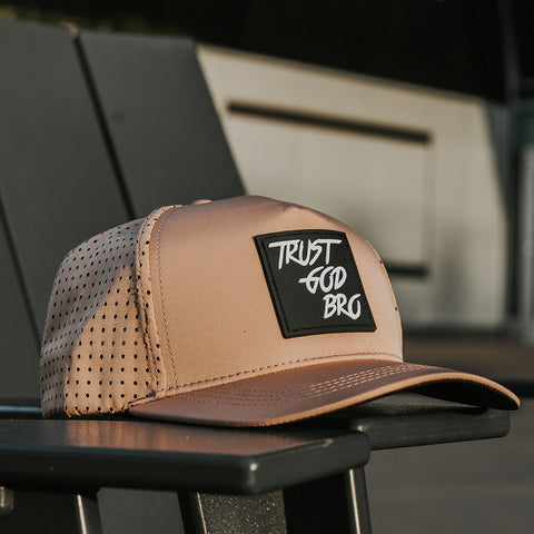 "Classic" Sand | Performance Snap-Back Hat