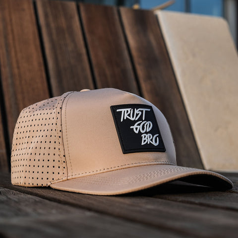 "Classic" Sand | Performance Snap-Back Hat