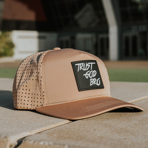 "Classic" Sand | Performance Snap-Back Hat