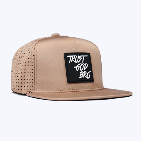 "Classic" Sand | Performance Snap-Back Hat