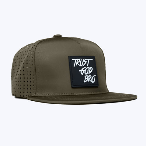 "Classic" Olive Green | Performance Snap-Back Hat