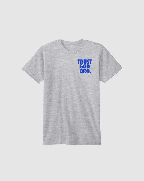 "Stacked" Heather Grey | Standard Tee