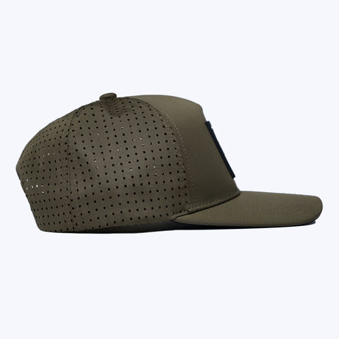"Classic" Olive Green | Performance Snap-Back Hat