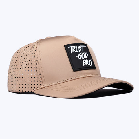 "Classic" Sand | Performance Snap-Back Hat