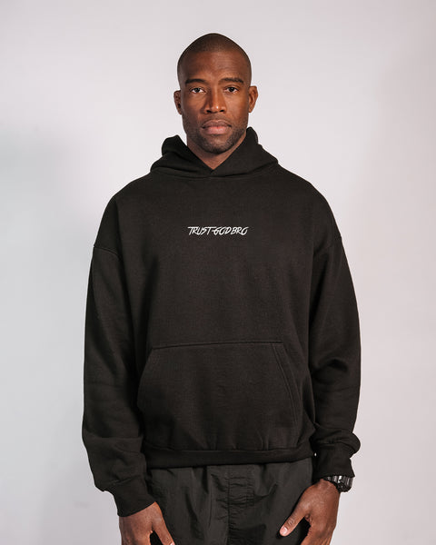 TGB PREMIUM PUFF PRINT HOODIE | BLACK