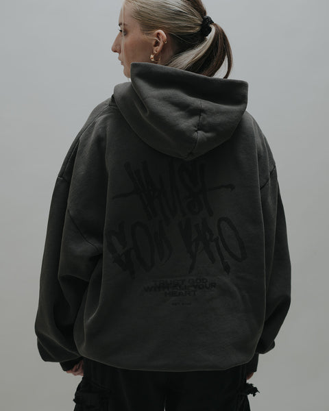 "TGB x MWW 002" Vintage Black Hoodie | Pre-order | Shipping Sept 1st - 5th